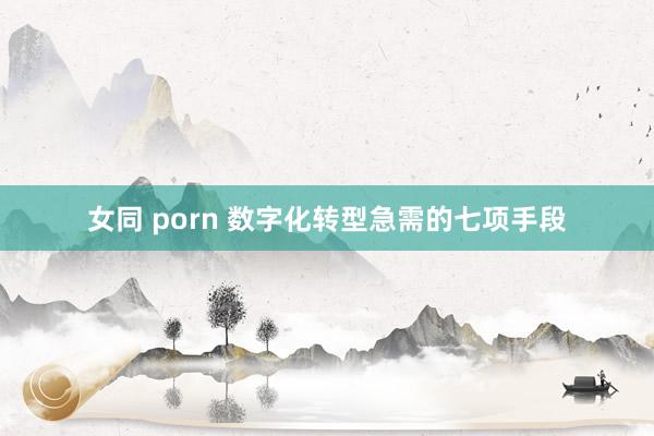 女同 porn 数字化转型急需的七项手段