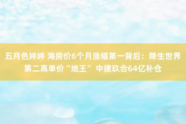 五月色婷婷 海房价6个月涨幅第一背后：降生世界第二高单价“地王” 中建玖合64亿补仓