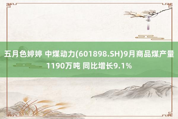 五月色婷婷 中煤动力(601898.SH)9月商品煤产量1190万吨 同比增长9.1%