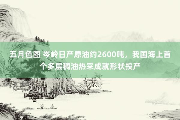 五月色图 岑岭日产原油约2600吨，我国海上首个多层稠油热采成就形状投产