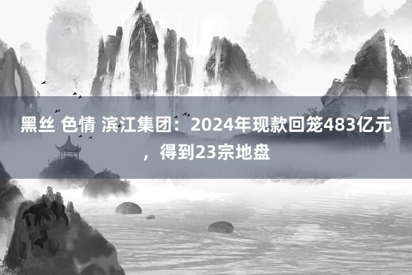 黑丝 色情 滨江集团：2024年现款回笼483亿元，得到23宗地盘