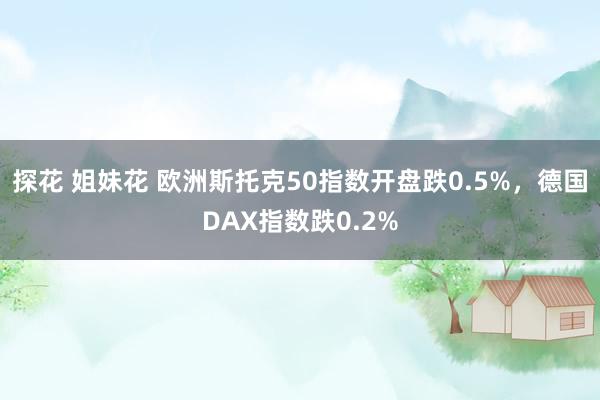 探花 姐妹花 欧洲斯托克50指数开盘跌0.5%，德国DAX指数跌0.2%